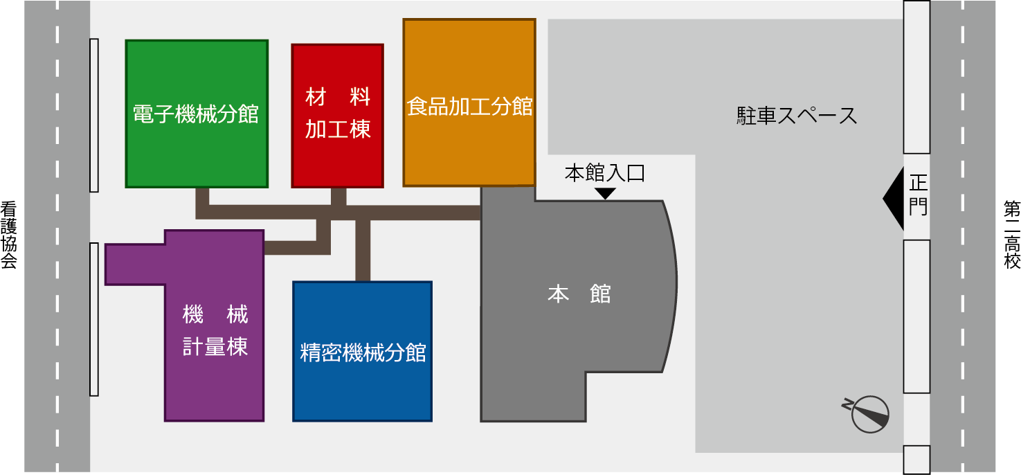 熊本県産業技術センター　館内配置図